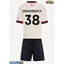 Liverpool Ryan Gravenberch #38 Auswärts Trikotsatz Kinder 2025-26 Kurzarm (+ Kurze Hosen)